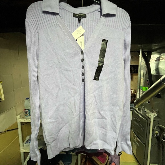 Banana Republic Tops - Banana Republic Lavender Tops Size Large NWT